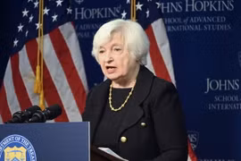 Bộ trưởng Tài chính Mỹ Janet Yellen. (Ảnh: Kyodo/TTXVN) 