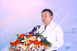 Chủ tịch UBND thành phố Hà Nội Trần Sỹ Thanh. (Ảnh: Văn Điệp/TTXVN)
