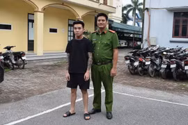 Công an huyện Văn Lâm đang tạm giữ hình sự đối với Vi Hồng Luân để điều tra hành vi mua bán người. (Ngồn: Báo Tuổi trẻ Thủ đô)
