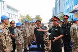 Bộ Quốc phòng động viên các sỹ quan đi làm nhiệm vụ ở Phái bộ UNISFA 