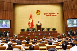 Phó Chủ tịch Quốc hội Nguyễn Đức Hải điều hành phiên họp. (Ảnh: Doãn Tấn/TTXVN)