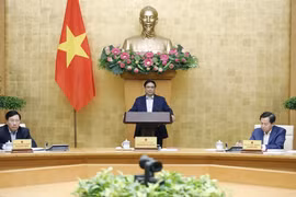 Thủ tướng Phạm Minh Chính chủ trì Phiên họp Chính phủ thường kỳ tháng 11 năm 2022. (Ảnh: Dương Giang/TTXVN)