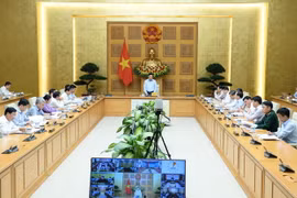 Phó Thủ tướng Thường trực Phạm Bình Minh chủ trì cuộc họp. (Ảnh: Minh Đức/TTXVN)