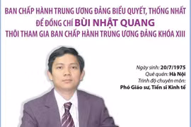 Biểu quyết, thống nhất để ông Bùi Nhật Quang thôi tham gia BCHTW