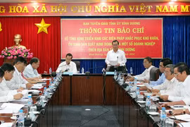 Các doanh nghiệp tại nhiều tỉnh trở lại làm việc bình thường
