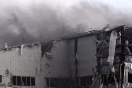 Ukraine: Một vụ nổ kinh hoàng làm rung chuyển thành phố Donetsk