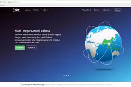 Giao diện 1Pay bằng tiếng Indonesia. (Ảnh chụp màn hình)