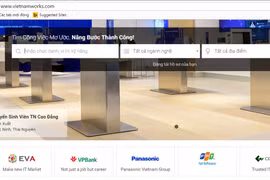 Giao diện website www.vietnamworks.com. (Ảnh chụp màn hình)