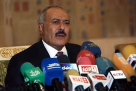 Cựu Tổng thống Yemen Ali Abdullah Saleh. (Nguồn: AFP/TTXVN)