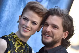 Kit Harington và Rosie Leslie. (Nguồn: Getty)