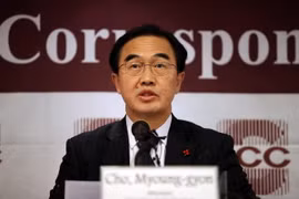 Bộ trưởng Thống nhất Hàn Quốc Cho Myoung-gyon. (Nguồn: Yonhap/TTXVN)