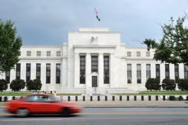 Trụ sở Ngân hàng Dự trữ Liên bang Mỹ tại Washington, DC. (Nguồn: AFP/TTXVN)