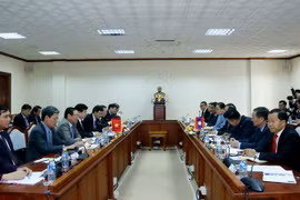Toàn cảnh buổi làm việc. (Ảnh: Phạm Kiên/TTXVN)