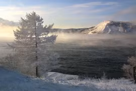 Một góc hồ Baikal. (Nguồn: AFP/TTXVN)