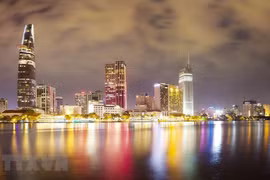 Sau 45 năm Giải phóng miền Nam, thống nhất đất nước, Thành phố Hồ Chí Minh đã có những bước phát triển nhanh và bền vững. (Ảnh: Trọng Đạt/TTXVN)