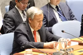 Tổng Thư ký Liên hợp quốc António Guterres. (Ảnh: TTXVN)