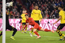 Lewandowski đã ghi đến 16 bàn vào lưới Dortmund. (Nguồn: Getty Images)