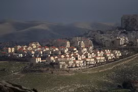 Khu định cư Maale Adumim của Israel ở Bờ Tây. (Ảnh: AFP/TTXVN)