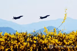 Máy bay F-15K của Hàn Quốc. (Nguồn: Yonhap)