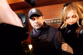 Ông Carlos Ghosn và vợ Carole Ghosn. (Nguồn: Reuters)