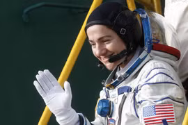 Phi hành gia của NASA Jessica Meir. (Ảnh: AFP/ TTXVN)