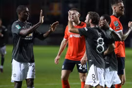 Manchester United đánh bại Luton Town để vào vòng 4 League Cup. (Nguồn: Getty Images)