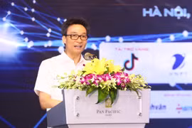 Phó Thủ tướng Chính phủ Vũ Đức Đam phát biểu chỉ đạo. (Ảnh: Minh Quyết/TTXVN)