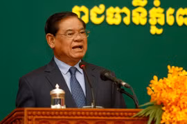 Bộ trưởng Nội vụ Campuchia Sar Kheng. (Nguồn: khmertimeskh)