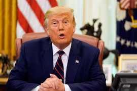 Ông Trump vẫn trong tốp 400 người Mỹ giàu nhất nhưng đã rơi xuống vị trí 339. (Nguồn: Getty Images)
