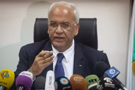 Tổng thư ký Tổ chức Giải phóng Palestine (PLO) Saeb Erekat. (Nguồn: israelnationalnews)
