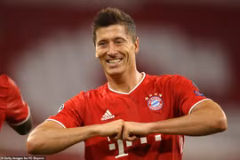 Robert Lewandowski đã có 13 bàn thắng ở Champions League mùa này. (Nguồn: Getty Images)