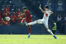 U23 Việt Nam chia điểm trước U23 Jordan. (Ảnh: Nguyên An/Vietnam+)