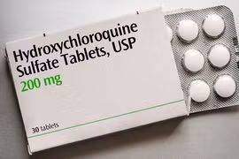 Thuốc sốt rét hydroxychloroquine. (Ảnh: The Indian Express)