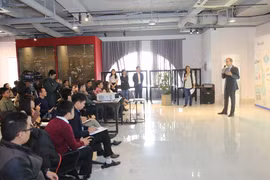 Chương trình Digital 4.0 tại trung tâm YNest tại Hà Nội, ngày 10/12. (Ảnh: BTC)