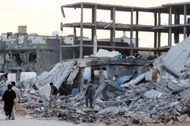 Lực lượng trung thành với Chính phủ Hòa hợp dân tộc Libya (GNA) kiểm soát thành phố Sirte ngày 8/12. (Nguồn: AFP/TTXVN)