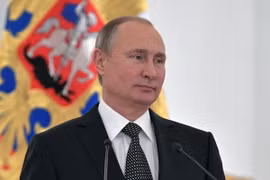 Tổng thống Nga Vladimir Putin tại một sự kiện ở Moskva ngày 9/12. (Nguồn: AP/TTXVN)