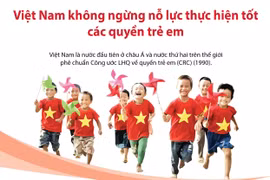 Việt Nam không ngừng nỗ lực thực hiện tốt các quyền trẻ em.