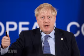 Thủ tướng Anh Boris Johnson. (Ảnh: THX/TTXVN)