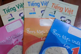 Sách Tiếng Việt lớp 1 công nghệ giáo dục. (Ảnh: Vietnam+)