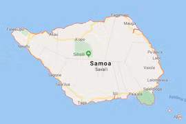Đảo quốc Samoa. (Nguồn: Google Maps)