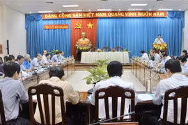 Một cuộc họp của Tiểu ban Văn kiện Đại hội Đảng bộ tỉnh An Giang lần thứ XI. (Ảnh minh họa. Nguồn: TTXVN)