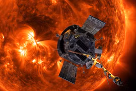Tàu thăm dò Parker Solar tiếp cận gần hơn với bề mặt Mặt Trời. (Nguồn: NASA)