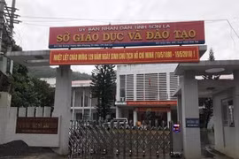 Trụ sở Sở Giáo dục và Đào tạo tỉnh Sơn La. (Ảnh: TTXVN)