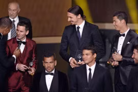 Cristiano Ronaldo và Messi đứng ở vị trí cao hơn tất cả