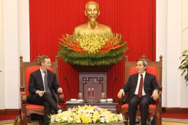 Quang cảnh buổi tiếp. (Ảnh: Phương Hoa/TTXVN)