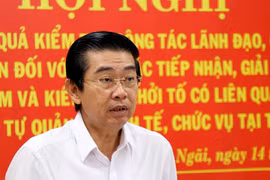 Ủy viên Trung ương Đảng, Phó Trưởng ban Thường trực Ban Nội chính Trung ương Võ Văn Dũng. (Ảnh: Sỹ Thắng/TTXVN)