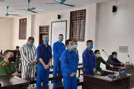 Các bị cáo tại phiên xét xử. (Nguồn: laodong.vn)