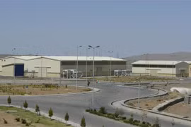 Toàn cảnh nhà máy hạt nhân Natanz, cách thủ đô Tehran, Iran 270km về phía Nam. (Ảnh: AFP/TTXVN)