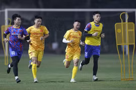 U22 Việt Nam có 10 ngày tập luyện trước khi tham dự SEA Games 32. (Ảnh: VFF) 