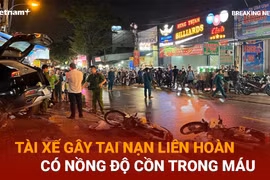 TP.HCM: Tài xế gây tai nạn liên hoàn có nồng độ cồn trong máu